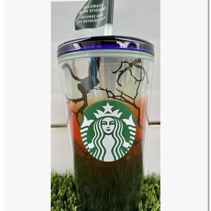 Starbucks 2022 🕷Fall Halloween Raven’s Perch Glow In The Dark 16oz Tumbler